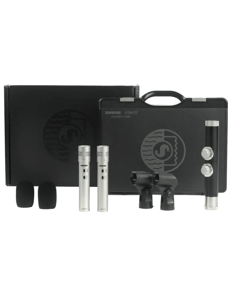  SHURE KSM137SLSTEREO 2 gepaarte KSM137SL|MusicGoodDeal 