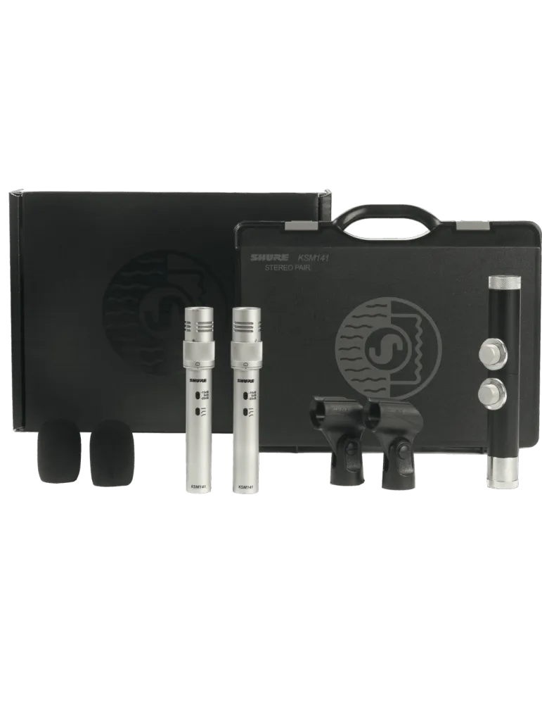  SHURE KSM141SLSTEREO 2 gepaarte KSM141SL|MusicGoodDeal 