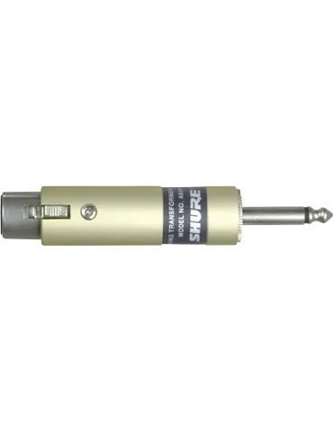  SHURE A85F Adapter - Transfo XLR weiblich In - Jack männlich Out|MusicGoodDeal 