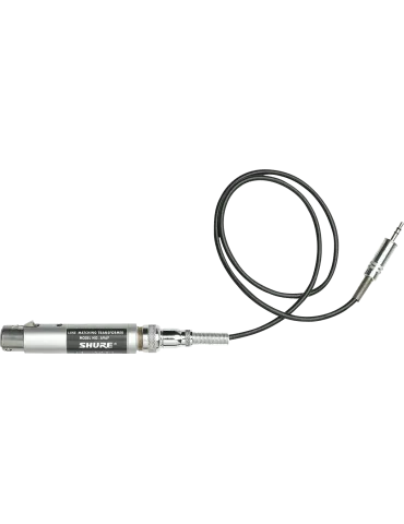  SHURE A96F Adapter - Transfo XLR F In - Mini Jack Out|MusicGoodDeal 
