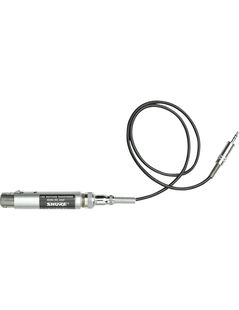  SHURE A96F Adapter - Transfo XLR F In - Mini Jack Out|MusicGoodDeal 