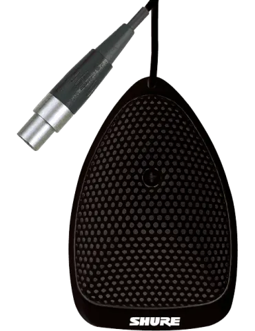  SHURE MX391-C Miniatur-Grenzflächenmikrofone - Mini Schwarz mit Nierencharakteristik|MusicGoodDeal 