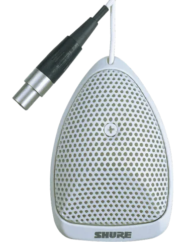  SHURE MX391W-A/C Miniatur-Grenzflächenmikrofone - Mini Weiß mit Nierencharakteristik|MusicGoodDeal 