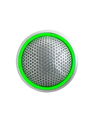  SHURE MX395AL-BI-LED Oberflächenmikrofone Knopf - Alu led Knopf Bidirektional|MusicGoodDeal 