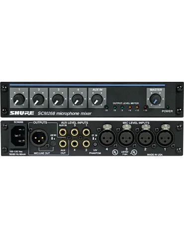  SHURE SCM268E SCM - Mikrofonmischer mit 5 Eingängen|MusicGoodDeal 