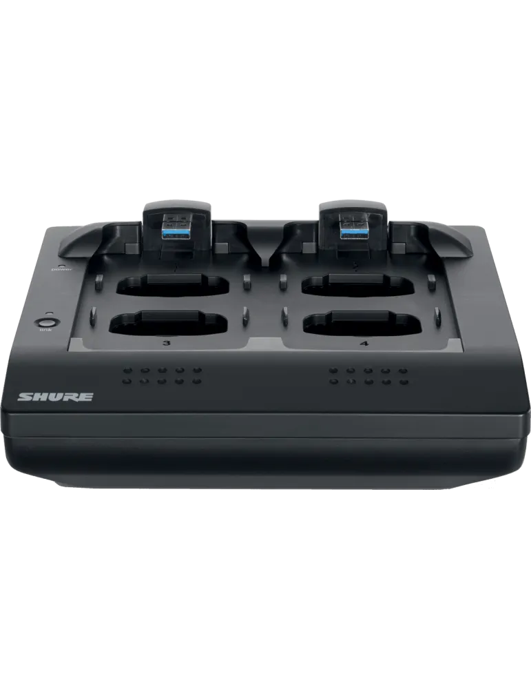  SHURE MXWNCS4 NETWORK CHARGING STATION - Network charger 4 slots|MusicGoodDeal 