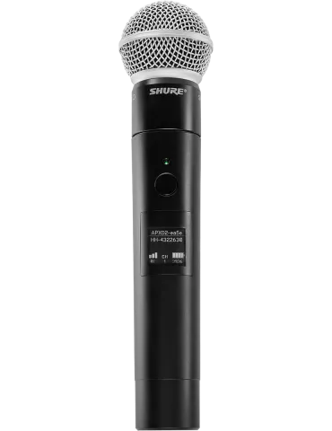 SHURE MXW2X-SM58 . Handsender - Handsender MXW neXt Kapsel SM58