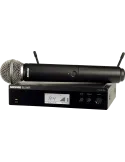  SHURE BLX24RE-SM58-M17 Complete rackable - Handheld transmitter SM58 - M17 band|MusicGoodDeal 