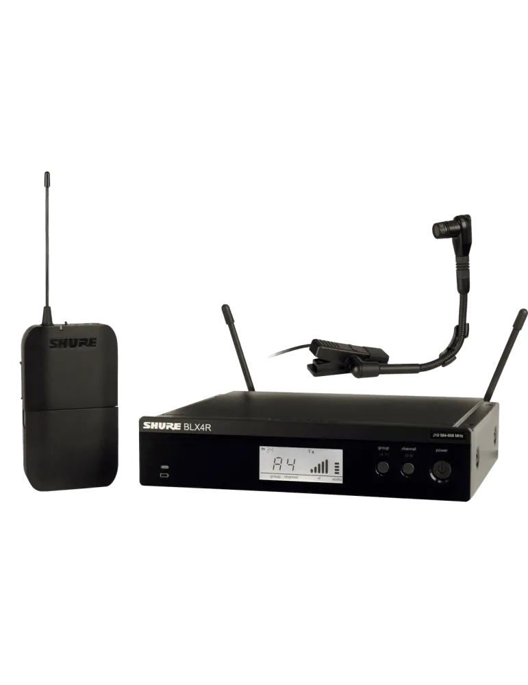  SHURE BLX14RE-B98-M17 Rackmountable - WB98HC Instrument - M17 Band|MusicGoodDeal 
