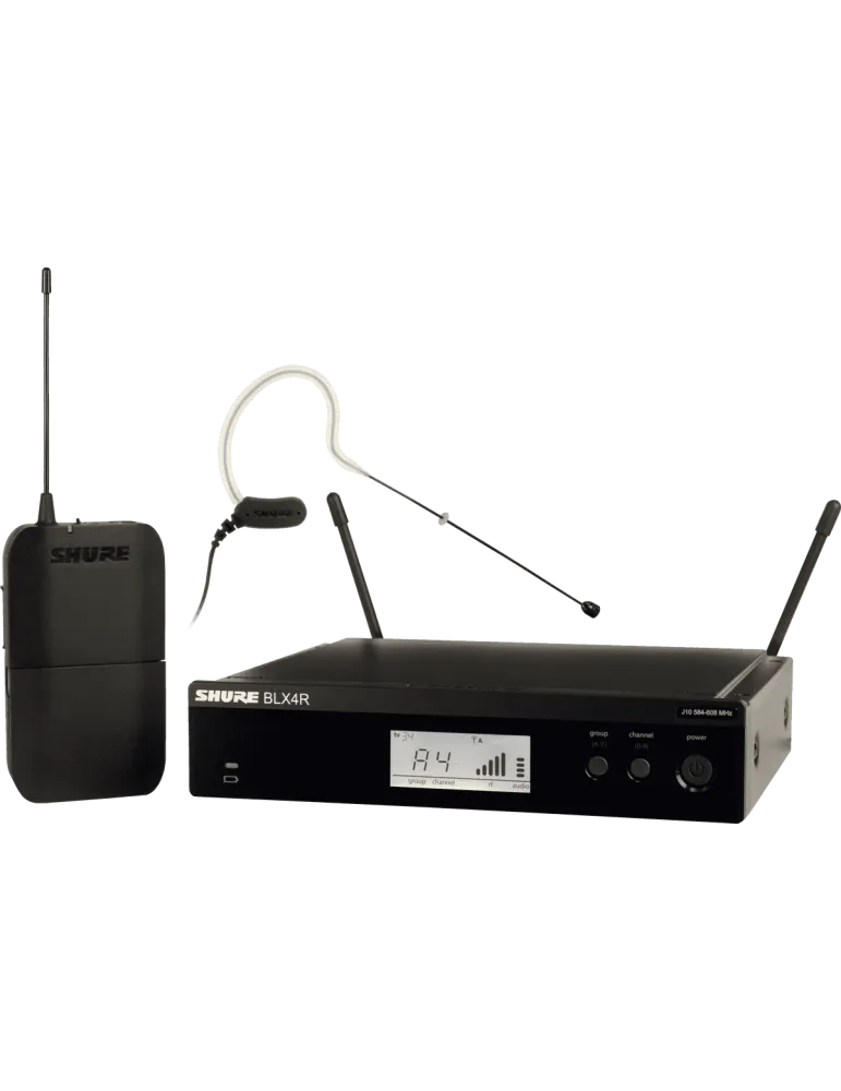  SHURE BLX14RE-MX53-M17 Rackable suit - MX153 Earhook - M17 Band|MusicGoodDeal 