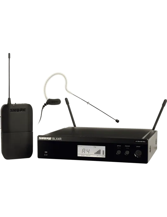  SHURE BLX14RE-MX53-M17 Rackable suit - MX153 Earhook - M17 Band|MusicGoodDeal 