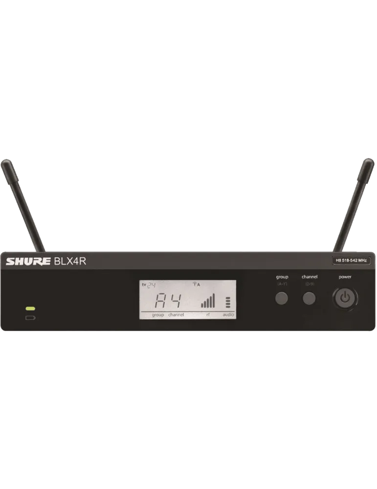  SHURE BLX4RE-M17 Empfänger - Rackable - M17-Band - 662 bis 686MHz|MusicGoodDeal 