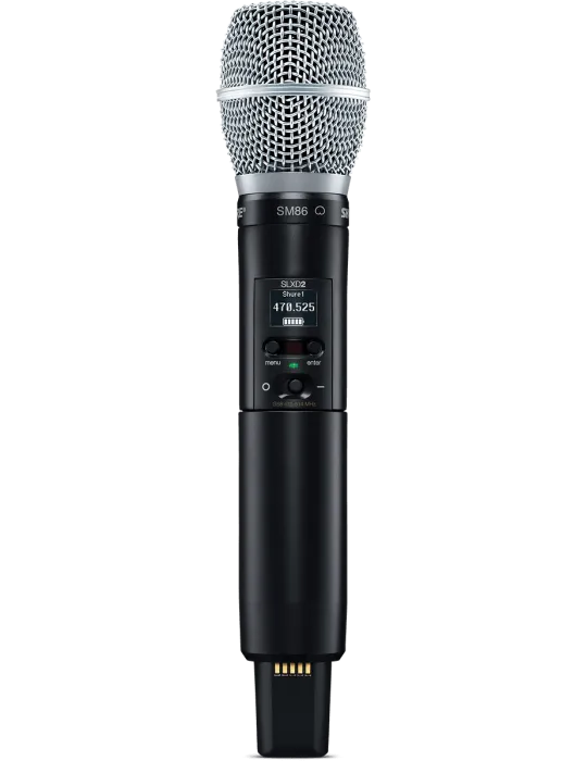  SHURE SLXD2-SM86-J53 Emisor de mano - Emisor de mano SM86 - 562-606 MHz|MusicGoodDeal 