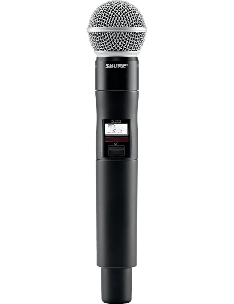  SHURE QLXD2-58-G51 Emisor de mano - SM58 - Banda G51 - 470 a 534 MHz|MusicGoodDeal 