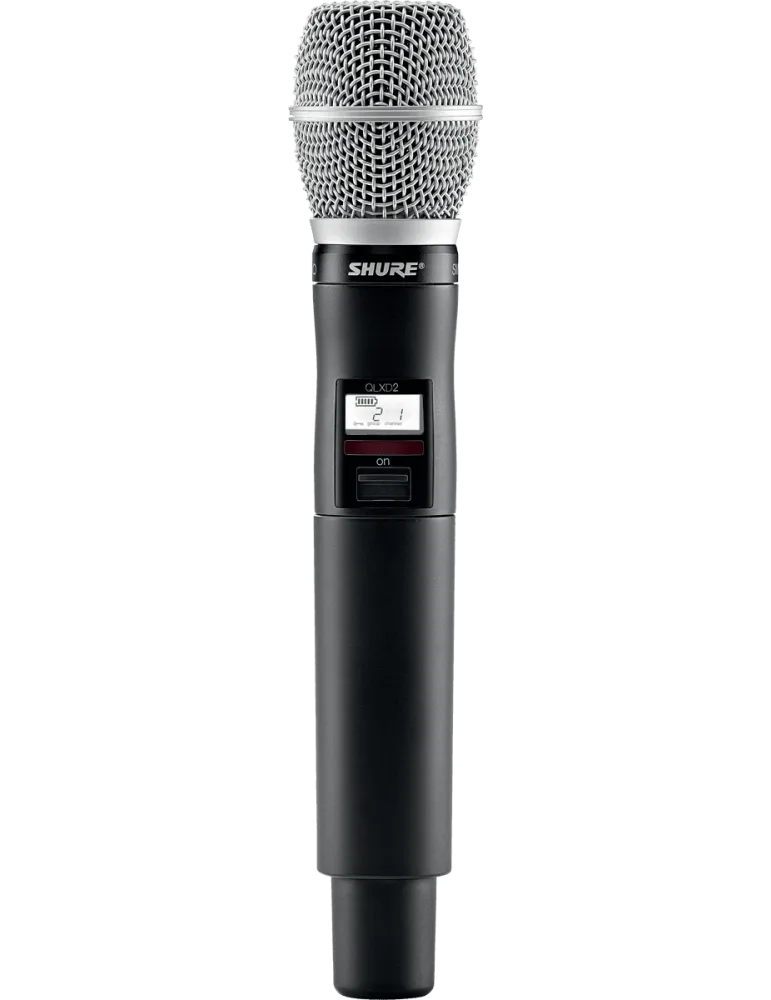  SHURE QLXD2-86-H51 Emisor de mano - SM86 - Banda H51 - 534 a 598 MHz|MusicGoodDeal 