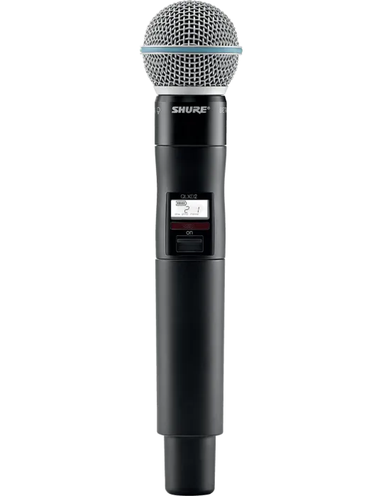  SHURE QLXD2-B58-H51 Emisor de mano - BETA58A - Banda H51 - 534 a 598 MHz|MusicGoodDeal 