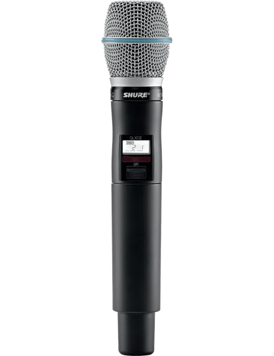  SHURE QLXD2-B87A-L52 Emisor de mano - BETA87A - Banda L52 - 632 a 694 MHz|MusicGoodDeal 