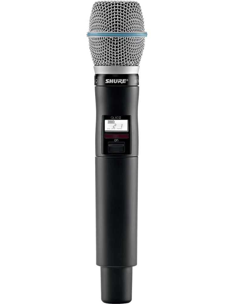  SHURE QLXD2-B87C-H51 Emisor de mano - BETA87C - Banda H51 - 534 a 598 MHz|MusicGoodDeal 