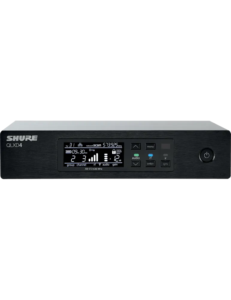 SHURE QLXD4-G51 Receiver - Empfänger  470 bis 534 MHz|MusicGoodDeal