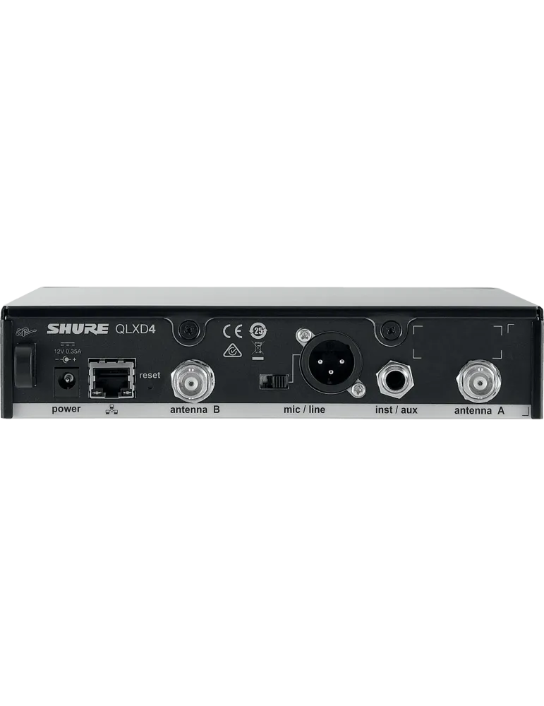  SHURE QLXD4-H51 Receiver - Empfänger - H51-Band - 534 bis 598 MHz|MusicGoodDeal 