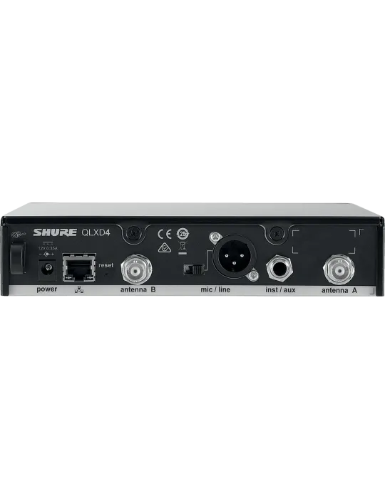  SHURE QLXD4-H51 Receiver - Empfänger - H51-Band - 534 bis 598 MHz|MusicGoodDeal 