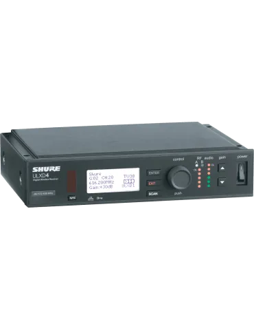 SHURE ULXD4E-G51 Empfänger - Einfach - G51-Band - 470 bis 534 MHz