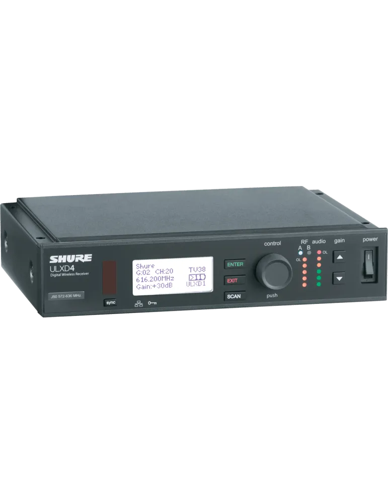 SHURE ULXD4E-K51 Empfänger - Einfach - K51-Band - 606 bis 670 MHz|MusicGoodDeal 