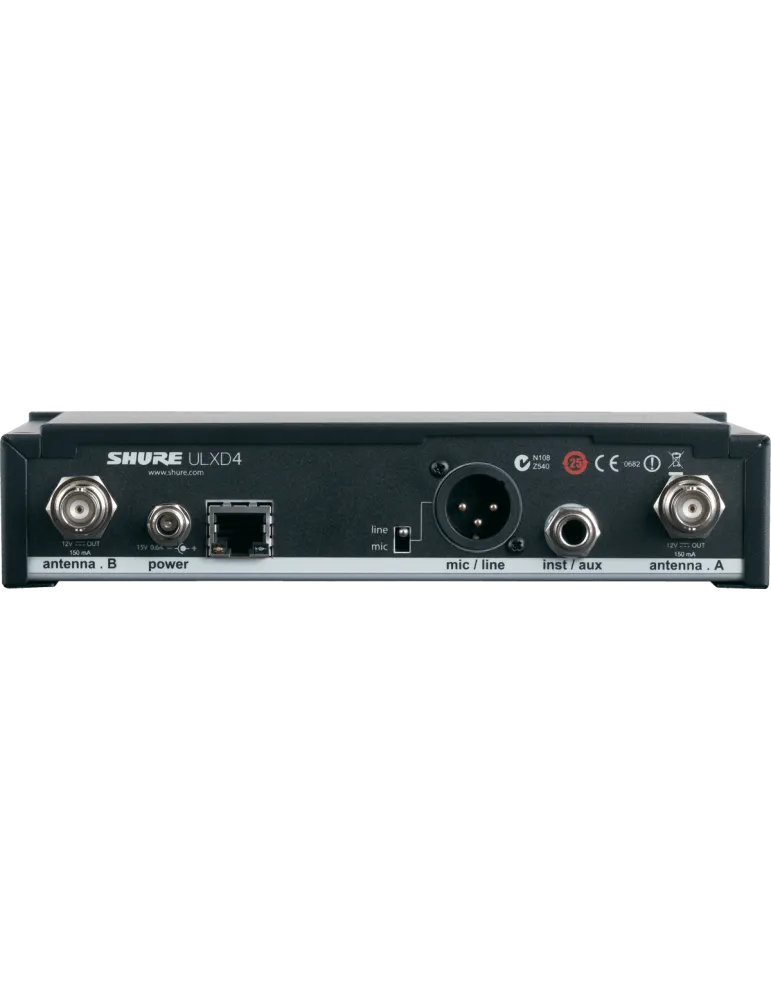  SHURE ULXD4E-K51 Empfänger - Einfach - K51-Band - 606 bis 670 MHz|MusicGoodDeal 