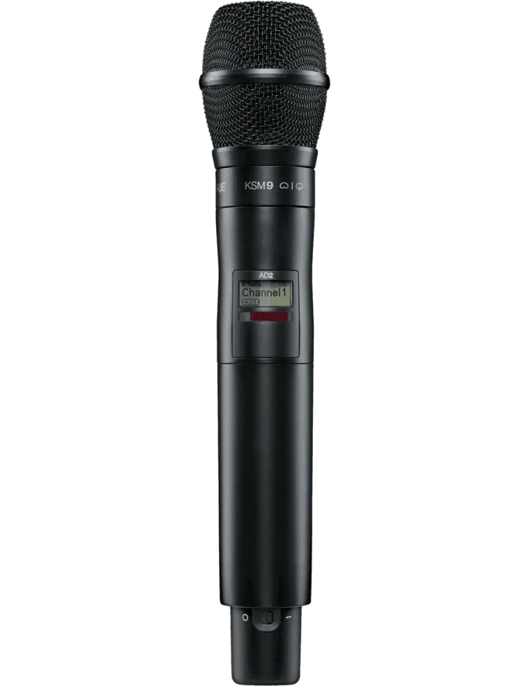  SHURE AD2-KSM9B-G56 Transmisor de mano de la serie AD - Transmisor AD2 KSM9 negro - 470-636 MHz|MusicGoodDeal 