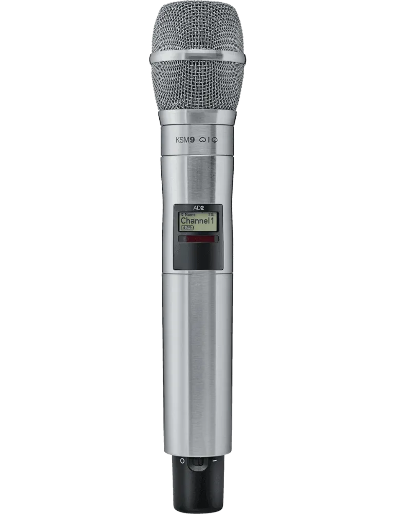  SHURE AD2-KSM9N-G56 Transmisor de mano de la serie AD - AD2 Transmisor de níquel KSM9 - 470-636 MHz|MusicGoodDeal 