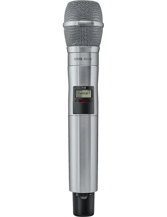  SHURE AD2-KSM9N-G56 Transmisor de mano de la serie AD - AD2 Transmisor de níquel KSM9 - 470-636 MHz|MusicGoodDeal 