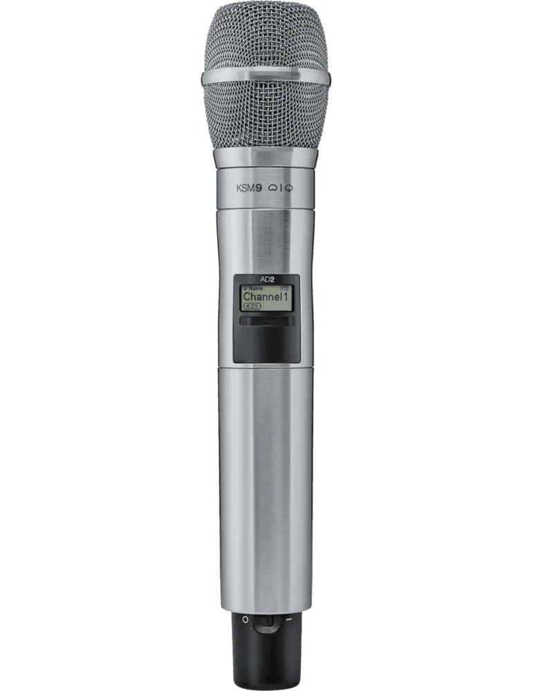  SHURE AD2-K9HSN-G56 Transmisor de mano de la serie AD - Transmisor de níquel AD2 KSM9HS - 470-636 MHz|MusicGoodDeal 