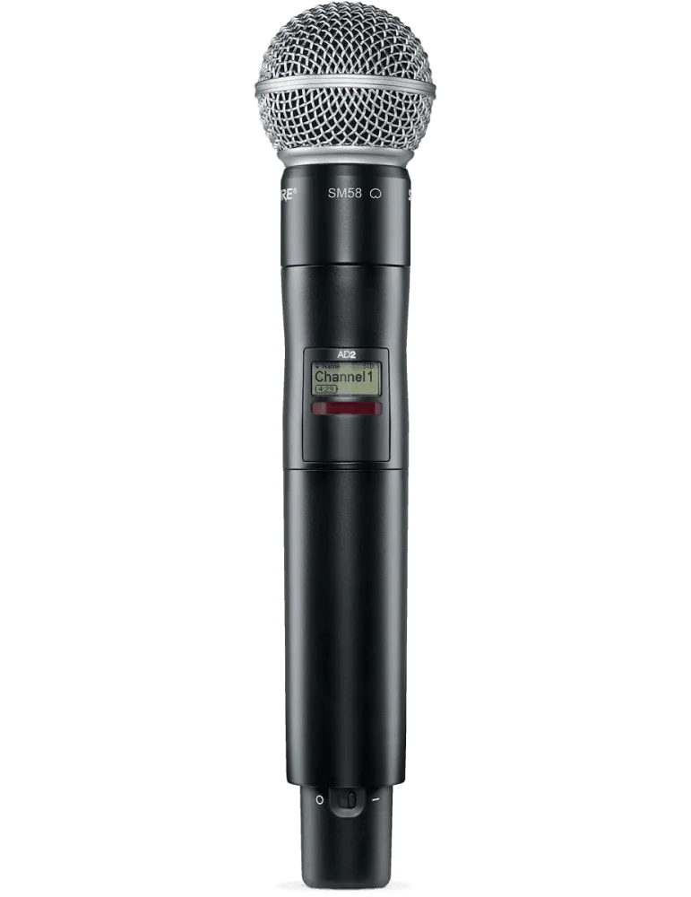  SHURE AD2-58-K55 Transmisor portátil de la serie AD - Transmisor AD2 SM58 - 606-694 MHz|MusicGoodDeal 