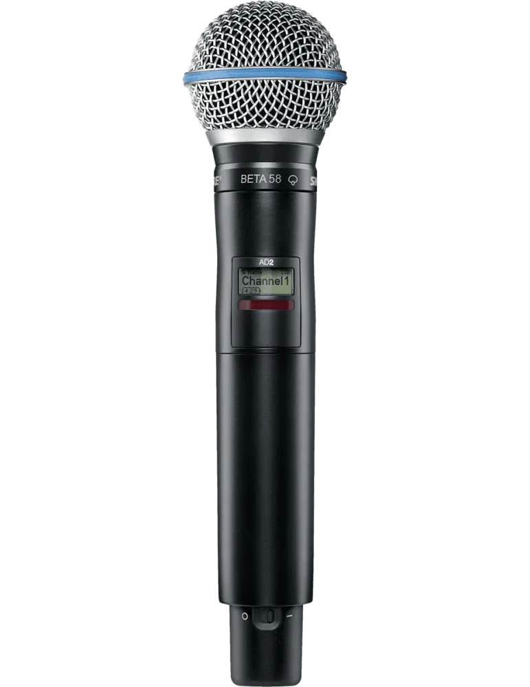  SHURE AD2-B58-K55 Transmisor portátil de la serie AD - Transmisor AD2 BETA58 - 606-694 MHz|MusicGoodDeal 