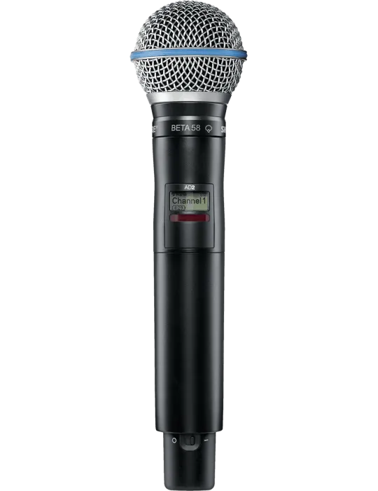  SHURE AD2-B58-K55 Transmisor portátil de la serie AD - Transmisor AD2 BETA58 - 606-694 MHz|MusicGoodDeal 