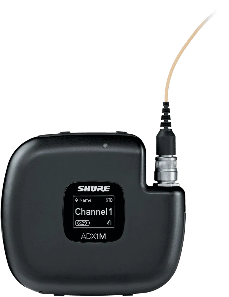 SHURE ADX1M-G56 ADX Series Belt Transmitter 470-636 MHz|MusicGoodDeal