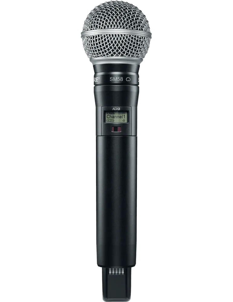  SHURE ADX2-58-G56 Transmisor de mano de la serie ADX - Transmisor de mano SM58 - 470-636 MHz|MusicGoodDeal 