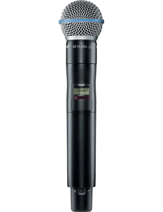  SHURE ADX2-B58-G56 Transmisor de mano de la serie ADX - BETA58 Transmisor de mano - 470-636 MHz|MusicGoodDeal 