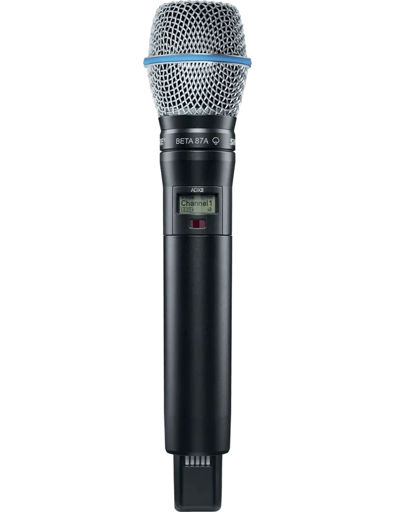  SHURE ADX2-B87A-G56 Transmisor de mano de la serie ADX - BETA87A Transmisor de mano - 470-636 MHz|MusicGoodDeal 