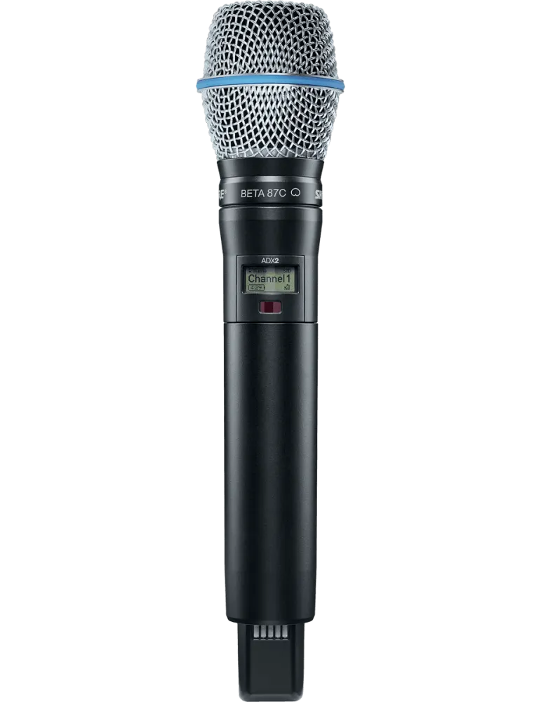  SHURE ADX2-B87C-G56 Transmisor de mano de la serie ADX - BETA87C Transmisor de mano - 470-636 MHz|MusicGoodDeal 