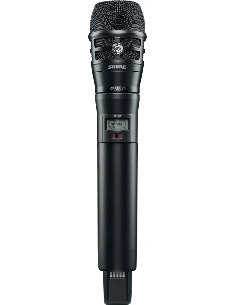  SHURE ADX2-K8B-G56 Transmisor de mano de la serie ADX - Transmisor de mano KSM8B - 470-636 MHz|MusicGoodDeal 