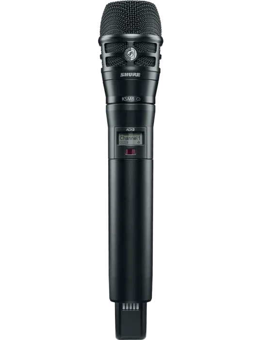  SHURE ADX2-K8B-G56 Transmisor de mano de la serie ADX - Transmisor de mano KSM8B - 470-636 MHz|MusicGoodDeal 