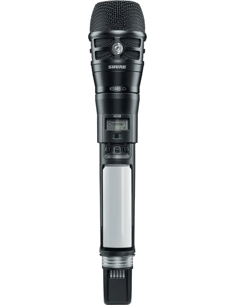  SHURE ADX2-K8B-G56 Transmisor de mano de la serie ADX - Transmisor de mano KSM8B - 470-636 MHz|MusicGoodDeal 