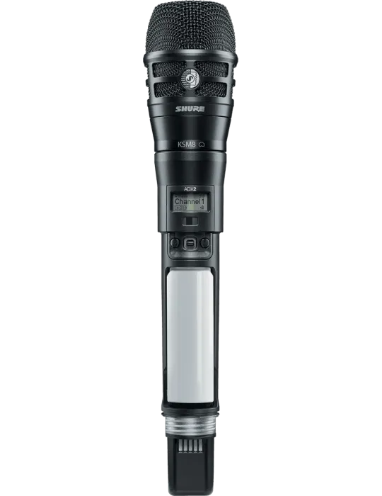  SHURE ADX2-K8B-G56 Transmisor de mano de la serie ADX - Transmisor de mano KSM8B - 470-636 MHz|MusicGoodDeal 