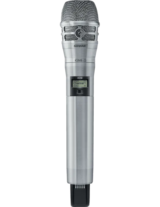  SHURE ADX2-K8N-G56 Transmisor de mano de la serie ADX - Transmisor de mano KSM8N - 470-636 MHz|MusicGoodDeal 