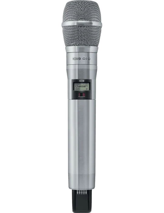  SHURE ADX2-K9N-G56 Transmisor de mano de la serie ADX - Transmisor de mano KSM9N - 470-636 MHz|MusicGoodDeal 