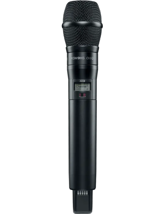  SHURE ADX2-K9HSB-G56 Transmisor de mano de la serie ADX - Transmisor de mano KSM9HSB - 470-636 MHz|MusicGoodDeal 