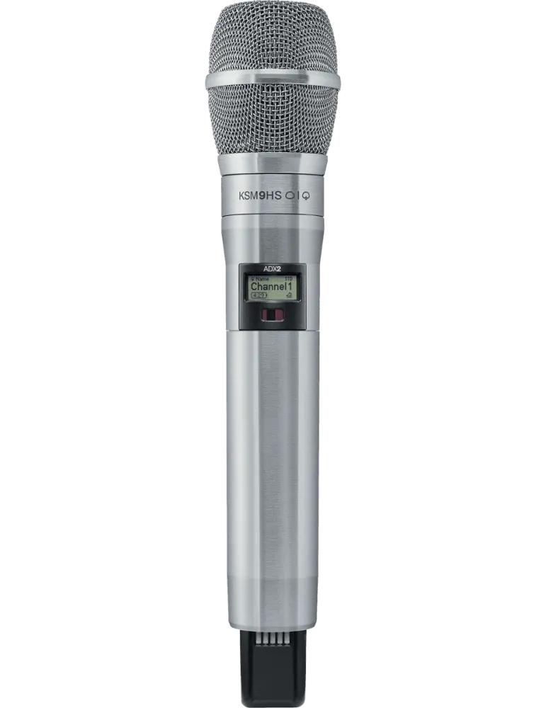  SHURE ADX2-K9HSN-G56 Transmisor de mano de la serie ADX - Transmisor de mano KSM9HSN - 470-636 MHz|MusicGoodDeal 