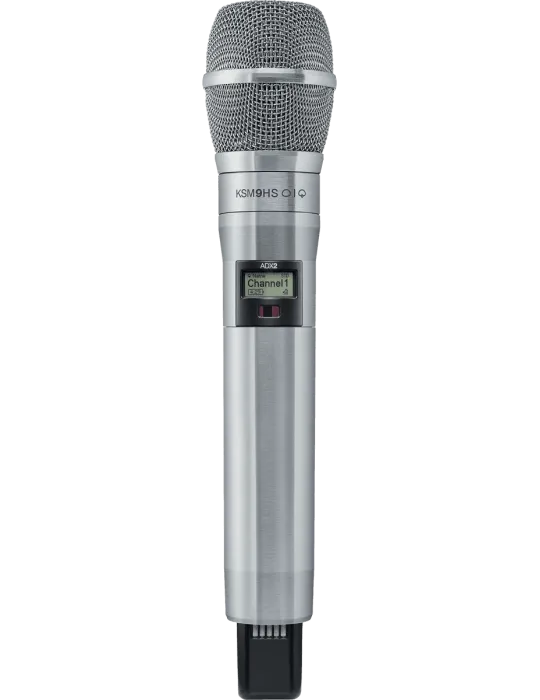  SHURE ADX2-K9HSN-G56 Transmisor de mano de la serie ADX - Transmisor de mano KSM9HSN - 470-636 MHz|MusicGoodDeal 
