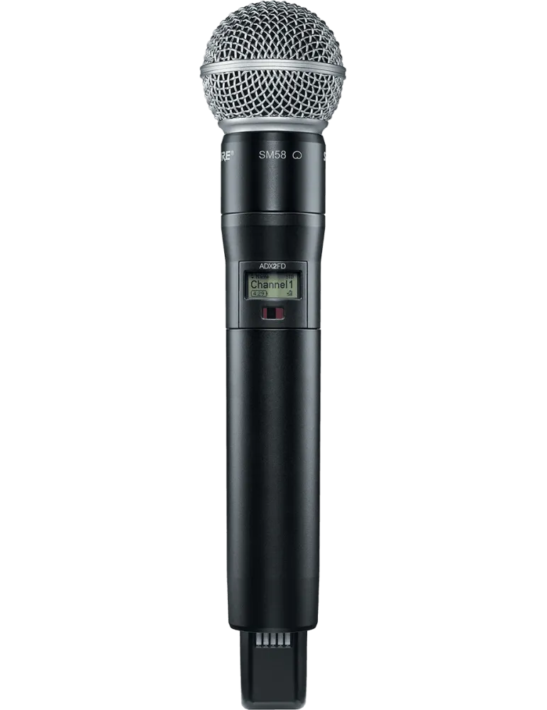 SHURE ADX2FD-SM58-G56 Transmisor de mano de la serie ADX - Transmisor de mano FD SM58 - 470-636 MHz|MusicGoodDeal 